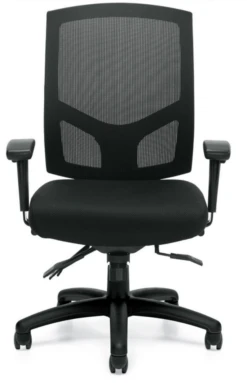 ﻿Mesh Back Multi-Function Chair W/ Height And Width Adjustable Arms
