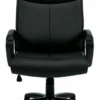 Luxhide Managers Chair W/ Mock Leather Trim