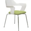 Julep Upholstered Side Stacker -Office Furniture Sales Shop 1204 Julep White Lime 40391.1510774822