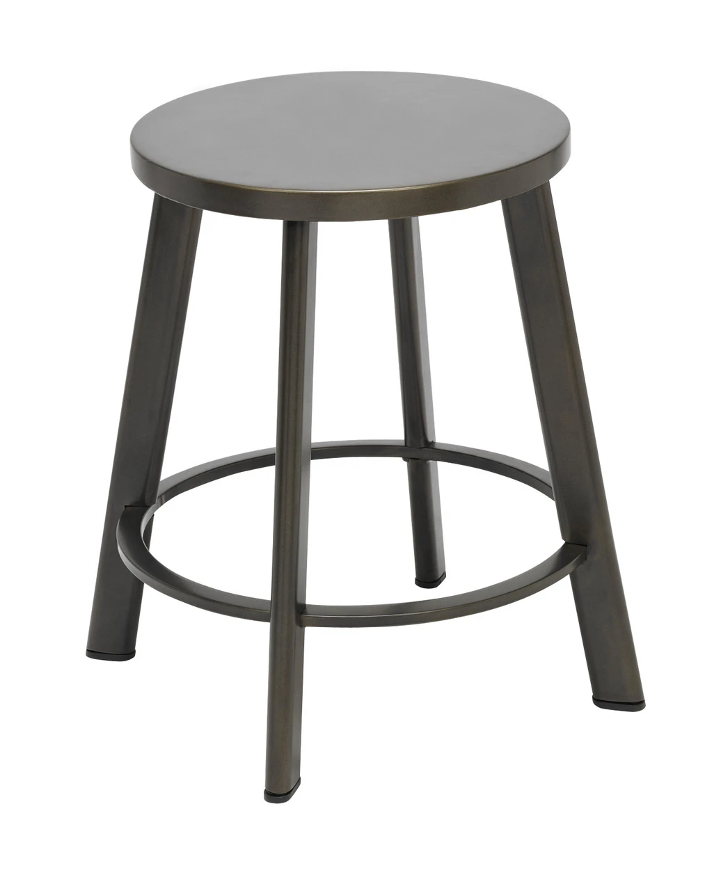 Metro Metal Stool With Wood Or Steel Seat 18" 3 Metro Metal Stool With Wood Or Steel Seat 18"
