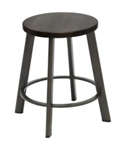 Metro Metal Stool With Wood Or Steel Seat 18" 9 Metro Metal Stool With Wood Or Steel Seat 18" -Office Furniture Sales Shop 1320 metro 19 espresso 43616.1526502392