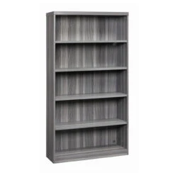 Aberdeen Laminate Bookcases, 3 And 5 Shelf -Office Furniture Sales Shop 16166 AB5S36LGS FrontAngle 69149.1635971822