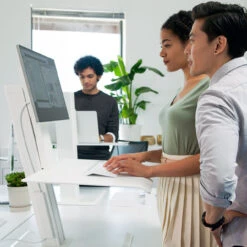 QuickStand Eco Single Monitor Sit Stand Desktop