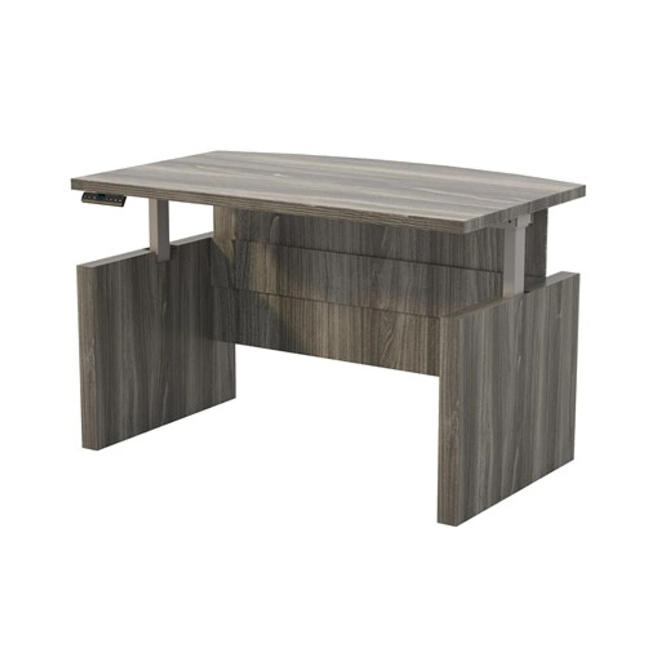 Aberdeen® 72" Height-Adjustable Bow Front Desk With Base 3 Aberdeen® 72" Height-Adjustable Bow Front Desk With Base