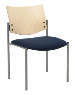 Evolve Upholstered Guest Stacker W/ Wood Back -Office Furniture Sales Shop 389 1310SL SP22 2310 77297.1511187873