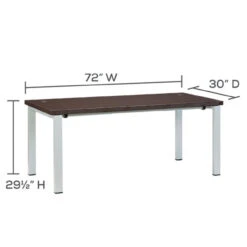 Aberdeen® Series 72” Table Desk 9 Aberdeen® Series 72” Table Desk -Office Furniture Sales Shop 55300 ABTDS72LDC ImageDimensions 35054.1635974982