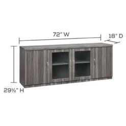 Aberdeen Low Wall Cabinet -Office Furniture Sales Shop 55314 ALCLGS ImageDimensions 06242.1635953809