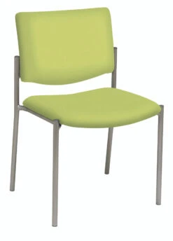 Evolve Upholstered Guest Stacking Chair -Office Furniture Sales Shop 631 1310FB SL Apple Green 76032.1510779559