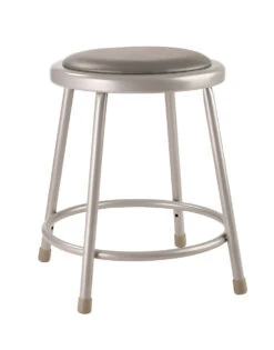 6400 Series 18" Heavy Duty Vinyl Padded Steel Stool 2 Pack / Open Box