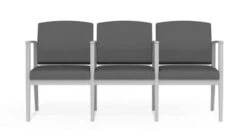 Amherst Steel 3 Seat Sofa With Center Arms -Office Furniture Sales Shop AS3803G7 26766.1674144682