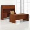 Arrowood Laminate Double 3/4 Pedestal Desk With Optional Credenza And Organizer -Office Furniture Sales Shop Arrowood Environment 04 74159.1696271814