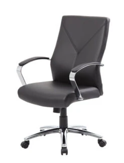 Eco Leather Executive Conference Chair 14 Eco Leather Executive Conference Chair -Office Furniture Sales Shop B10101 BK L45 66120.1455747146