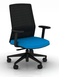 Bodi Synchro-Tilt Ergonomic Task Chair -Office Furniture Sales Shop BODI Black sky blue 1 75803.1688759792