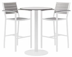Eveleen Aluminum Frame Stool -Office Furniture Sales Shop BR5601 TP30RD 41 WH GY set 90483.1582037262