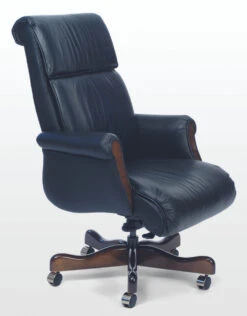 Belmont Traditional Swivel Wood Accents