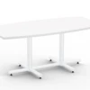 Connect Boat Shaped Conference Table -Office Furniture Sales Shop ConnectBoat7236WHT 45037.1600967735