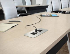 Aberdeen Laminate 8' Boat Shaped Conference Table 21 Aberdeen Laminate 8' Boat Shaped Conference Table -Office Furniture Sales Shop ECA Retrofit CoveLG Shot1 08668.1531849975