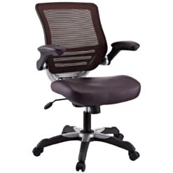 Hunter Mesh Back Leatherette Seat Task Chair -Office Furniture Sales Shop EEI 595 BRN 1 97216.1667596449