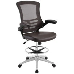Flip Arm Ergonomic Stool -Office Furniture Sales Shop EEI 1422 BRN 85868.1446560817