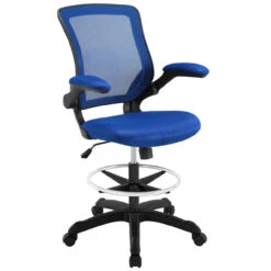 Turn Series Flip Arm Ergonomic Stool -Office Furniture Sales Shop EEI 1423 BLU 93205.1446571111