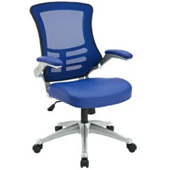 Flip Arm Ergonomic Task Chair -Office Furniture Sales Shop EEI 210 BLU 78274.1446564448