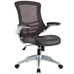 Flip Arm Ergonomic Task Chair -Office Furniture Sales Shop EEI 210 BRN 95120.1446564470