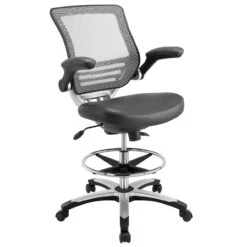 Flip Arm Ergonomic Medium Height Stool -Office Furniture Sales Shop EEI 211 GRY 26295.1446569827