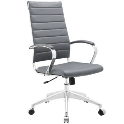 Hally Faux Leather High Back Executive 8 Hally Faux Leather High Back Executive -Office Furniture Sales Shop EEI 272 GRY 12980.1447336850