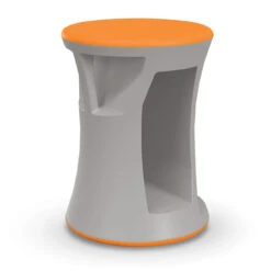 Hierarchy Flipz Active Stool -Office Furniture Sales Shop Flipz Stool 3 4 Angle Concave Side Up Hierarchy Orange 98388.1636657061.1280.1280 71856.1664313246