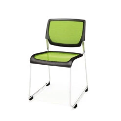 Kimball Poly Stackable Mesh Side Chair, Carton Of 4 -Office Furniture Sales Shop HD Stacker Green 50143.1512572649