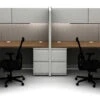 Accelerate 2 Pack L-Stations W/ Overhead Storage -Office Furniture Sales Shop HONNOW Typ3 08762.1669933944