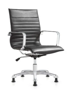 Janis Mid Back Side -Office Furniture Sales Shop Janis Side chair 45 degree black 74309.1542827232