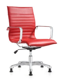 Janis Mid Back Side -Office Furniture Sales Shop Janis Side chair 45 degree red 28259.1542827232