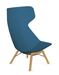 Jax High Back Lounge Chair With Wood Legs -Office Furniture Sales Shop Jax 9226 Maple 135 degrees Media Gallery 600x1024 69439.1665078092