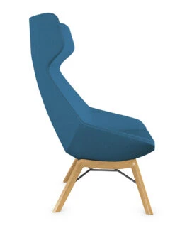 Jax High Back Lounge Chair With Wood Legs -Office Furniture Sales Shop Jax 9226 Maple 90 degrees Media Gallery 600x1024 43424.1665078096