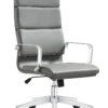Jimi High Back Grey Leather / Open Box -Office Furniture Sales Shop Jimi High Back 45 degree Gray 11672.1696964279
