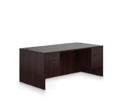OTG Double Pedestal 60" Desk -Office Furniture Sales Shop Layout SLR AML 78330.1505232736