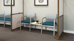 Lenox Steel 2 Chairs With Connecting Table -Office Furniture Sales Shop Lenox Steel Indeal Healthcare 7 View3 out 15115.1696528345