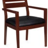 Luxhide Wood Guest Chair