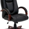 Luxhide Wood Trim Executive Chair 1 Luxhide Wood Trim Executive Chair -Office Furniture Sales Shop Luxhide Wood Trim Executive Chair 36296.1435687516