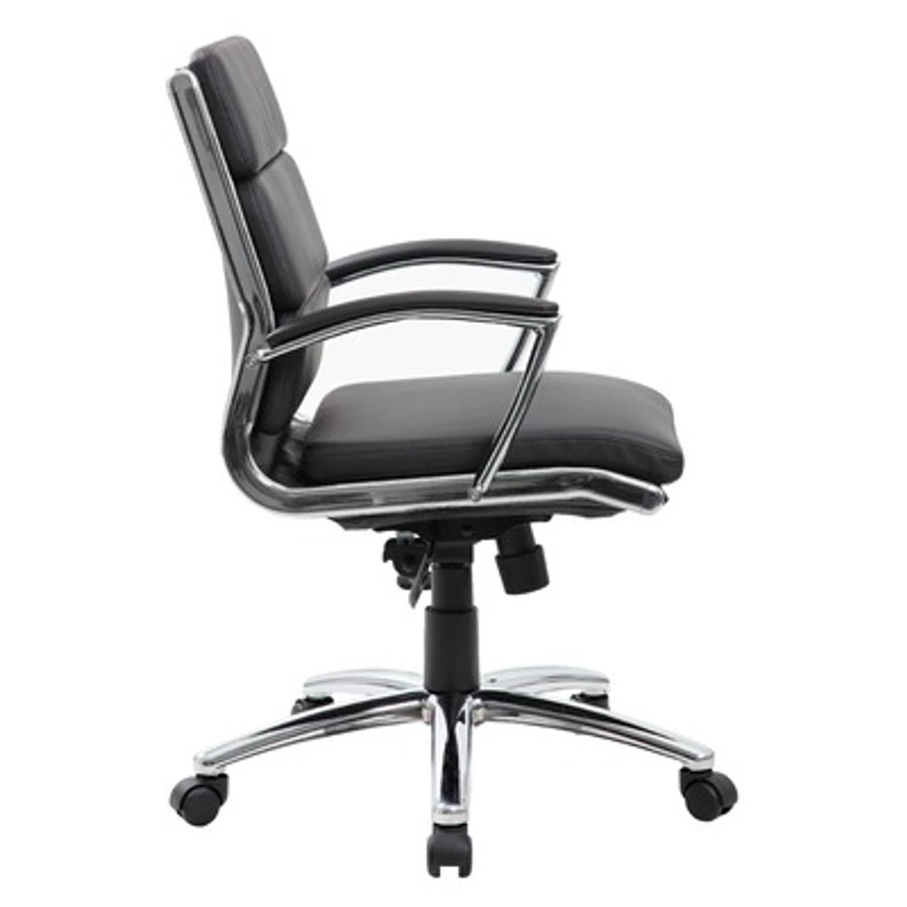 Leatherette Upholstered Mid-Back Executive Chair 6 Leatherette Upholstered Mid-Back Executive Chair - Image 4