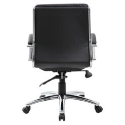 Leatherette Upholstered Mid-Back Executive Chair 14 Leatherette Upholstered Mid-Back Executive Chair -Office Furniture Sales Shop Mid Back Executive Guest Chair5 B9476 BK 57499.1455744754
