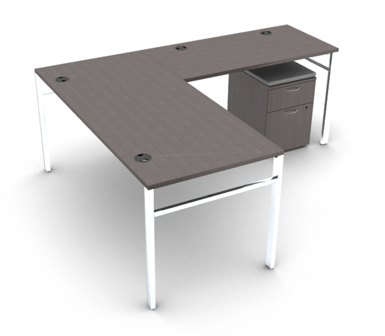 Mod Laminate L-Station Work Table 3 Mod Laminate L-Station Work Table