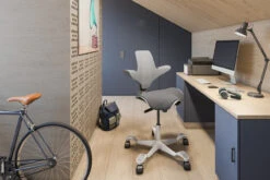 HAG Capisco Puls Saddle Chair Upholstered Seat/ 5 Day Express Ship -Office Furniture Sales Shop OCUSA 8020 EXP GREY 79429.1697221800