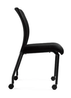Armless Mesh Back Guest Chair With Casters -Office Furniture Sales Shop OTG11761B Side 07092.1435249100