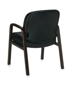 Luxhide Guest Chair With Wood Accents 11 Luxhide Guest Chair With Wood Accents -Office Furniture Sales Shop OTG11770B BL20 Espresso RegBack 52765.1515180911