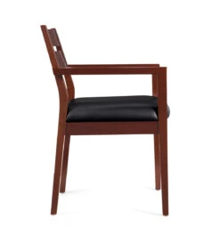 Luxhide Wood Guest Chair 12 Luxhide Wood Guest Chair -Office Furniture Sales Shop OTG11820 CX Side 95826.1435238819