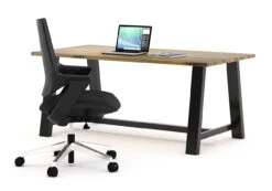 Urban Loft Natural Wood Top Conference Work Table -Office Furniture Sales Shop Ogee black Midtown 82675.1577131002