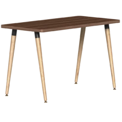 Reya Laminate Desk W/ Bamboo Legs -Office Furniture Sales Shop ReyaBamboo Tapered Black Angled24x48x1125 WalnutAmati 15R 1024x10242x 81035.1605810496