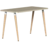 Reya Laminate Desk W/ Bamboo Legs 2 Reya Laminate Desk W/ Bamboo Legs -Office Furniture Sales Shop ReyaBamboo Tapered White Angled24x48x1125 Sandalwood 15R 1024x10242x 32667.1605810522